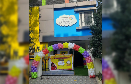 iris florets vaishali nagar hafeezpet school building picture